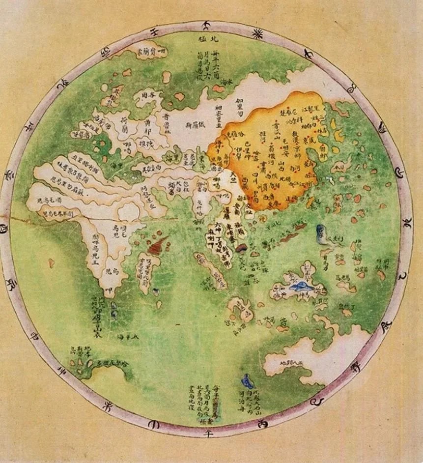网传「1799年乾隆世界地图」与原件对比