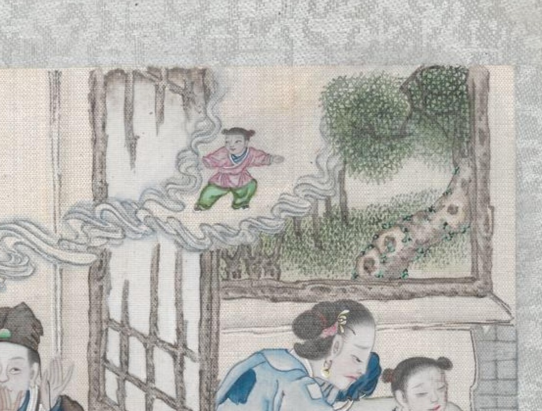 《聊斋全图》促织 · 云端的小儿魂影
